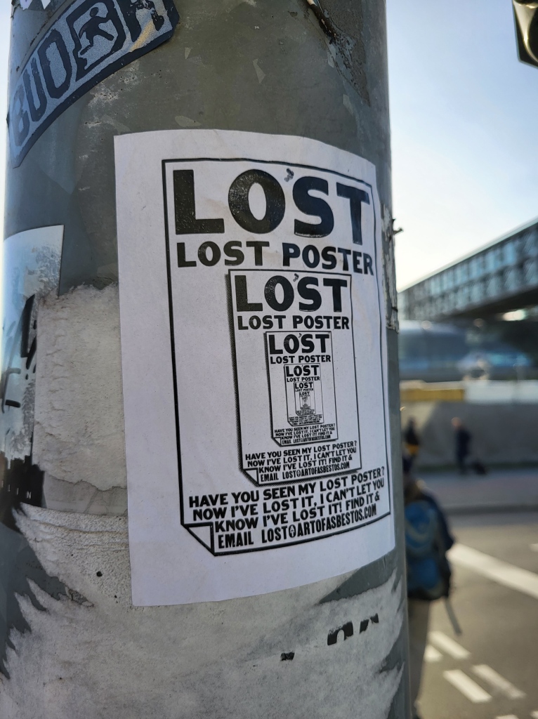 A lost lost poster